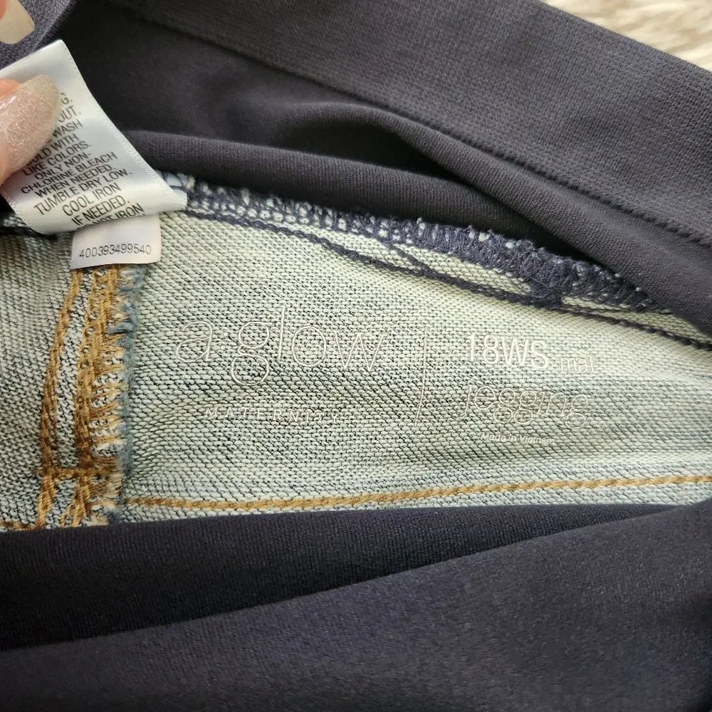 a:glow 18WS Maternity Leggings with Belly Band‎